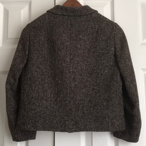 Banana Republic Wool Tweed Swing Retro Crop Jacket 4P - Picture 7 of 16